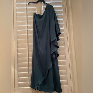 Tyche Dark Teal Formal Maxi Dress